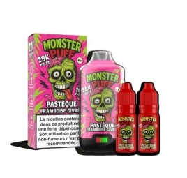 Puff Monster Puff 28k Pasteque Framboise Givree