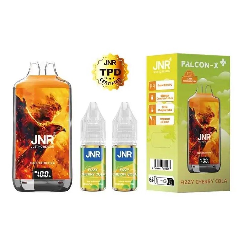 Puff Falcon-X Plus 28K Fizzy Cherry Cola 950mAh 22ml - JNR