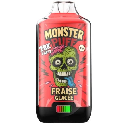 Puff Monster Puff 28k Fraise Glacee