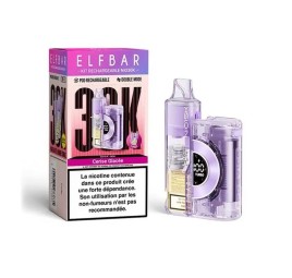 Puff NIO30K Cerise Glacee - Elfbar Kit Rechargeable 30000 Bouffees