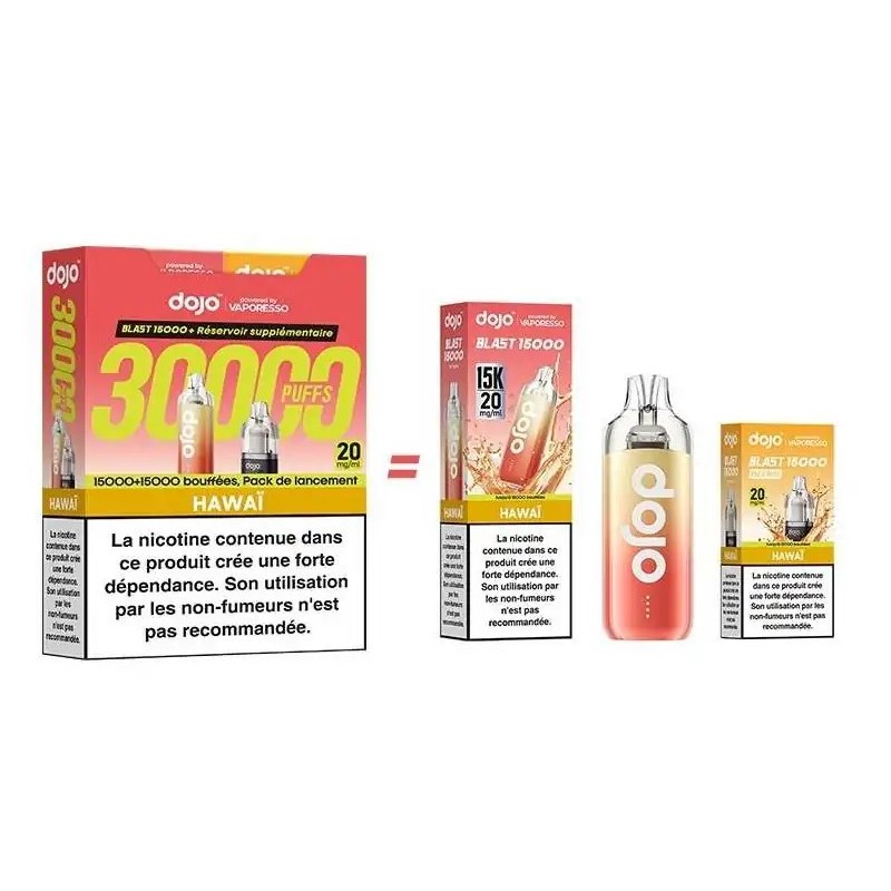 Puff Dojo Blast Bundle 30K Hawaï - Dojo by Vaporesso
