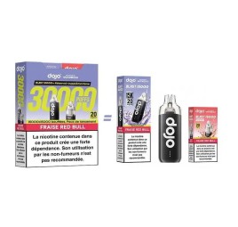 Puff Dojo Blast Bundle 30K Fraise Red Bull - Cigarette Électronique Rechargeable 30000 Bouffées