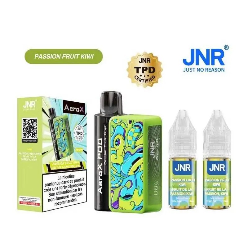 Puff AeroX 32K JNR Passion Fruit Kiwi - 2% nicotine