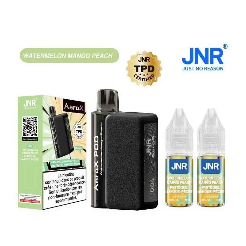 Puff AeroX 32K JNR Watermelon Mango Peach - 2% nicotine Puff AeroX 32K JNR Watermelon Mango Peach - 2% nicotine