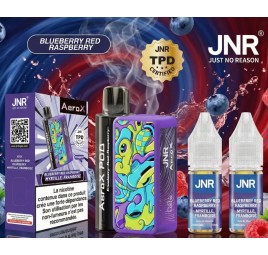 JNR Puff AeroX 32K Blueberry Red Raspberry - 2% nicotine