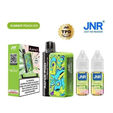 Puff AeroX 32K JNR Summer Peach Ice - 2% nicotine