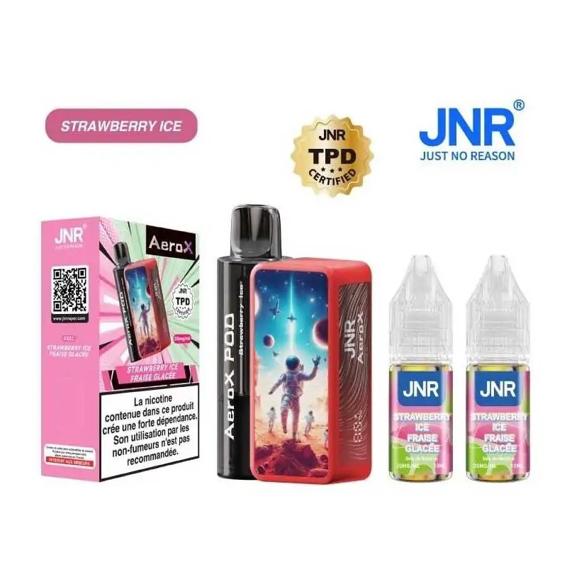 Puff AeroX 32K JNR Strawberry Ice - 2% nicotine Puff AeroX 32K JNR Strawberry Ice - 2% nicotine