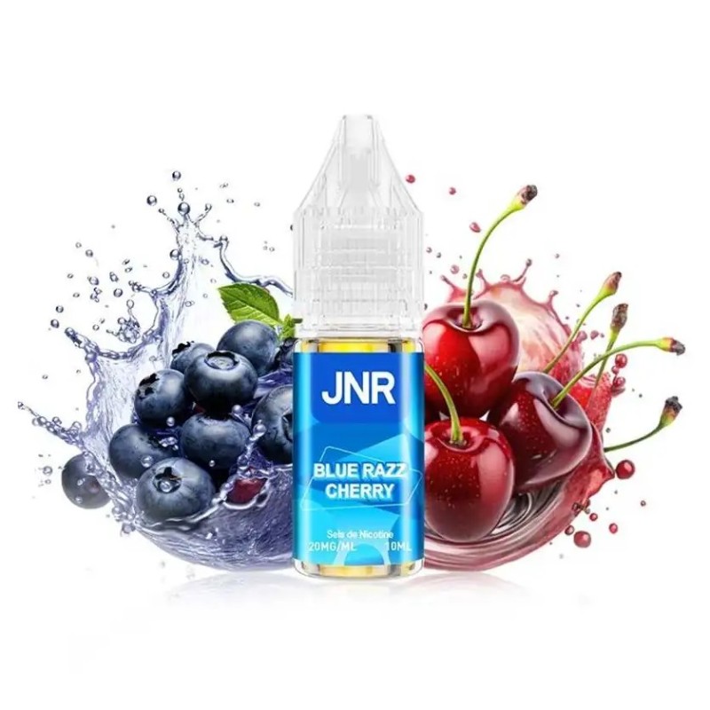 E-liquide Blue Razz Cherry JNR 10ml - Sels de Nicotine 20mg Myrtille Framboise Cerise