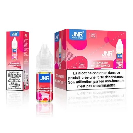 E-liquide Strawberry Watermelon Ice 10ml JNR Falcon-X Plus - Sels de Nicotine 20mg