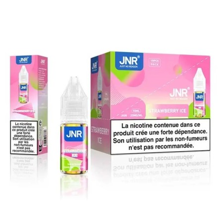 E-liquide Strawberry Ice 10ml JNR - Sel de Nicotine 20mg Fraise Glacee