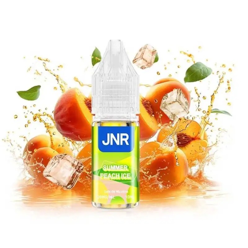 E-liquide Summer Peach Ice 10ml JNR - Peche Glacee Sels de Nicotine 20mg
