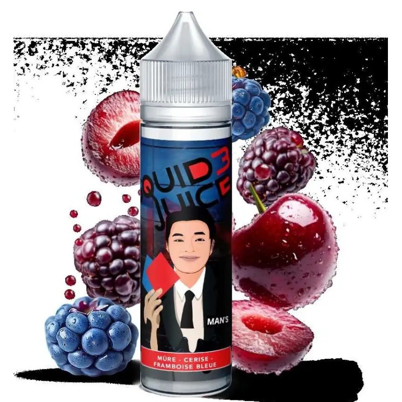 E-liquide MAN'S SQUID JUICE 3 50ML Baies Sauvages Fruitees E-liquide MAN'S SQUID JUICE 3 50ML Baies Sauvages Fruitees