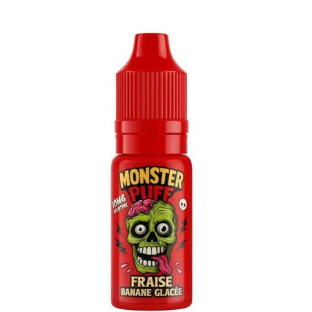 Eliquide Monster Puff 10ml Fraise Banane Glacee