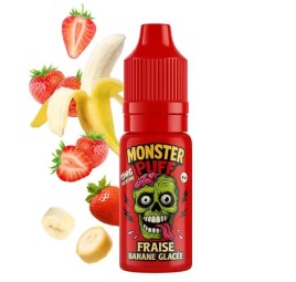Eliquide Monster Puff 10ml Fraise Banane Glacee