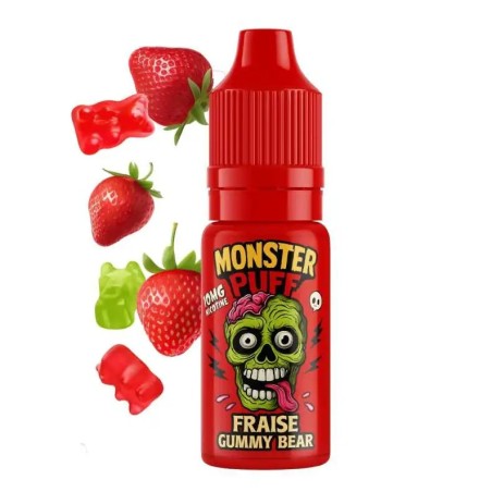 Eliquide Monster Puff 10ml Fraise Gummy Bear