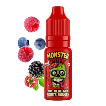 E-liquide Monster Puff 10ml Mr Blue Mix Fruits Rouges