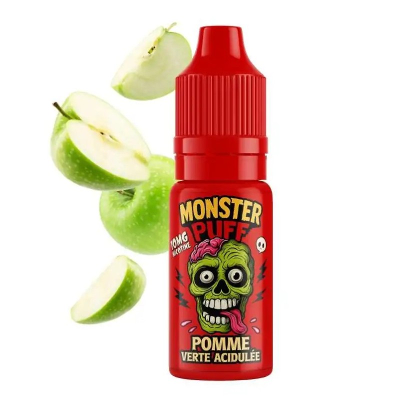 E-liquide Monster Puff Pomme Verte Acidulée 10ml