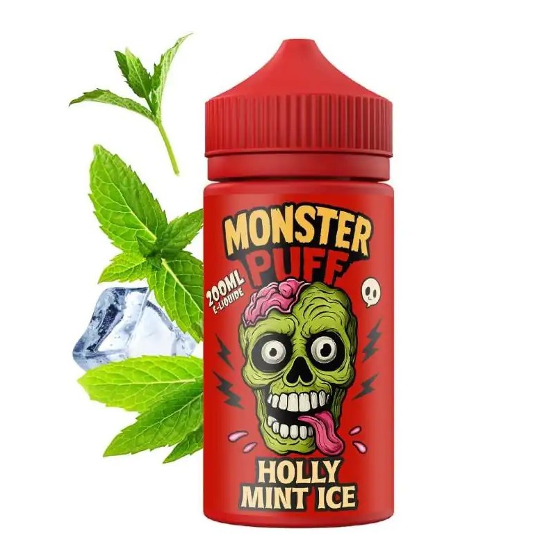Eliquide Monster Puff 200ml Holly Mint Ice Eliquide Monster Puff 200ml Holly Mint Ice