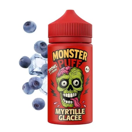 Eliquide Monster Puff 200ml Myrtille Glacee