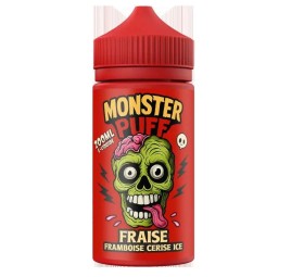 Eliquide Monster Puff 200ml Fraise Framboise Cerise Ice