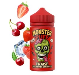 Eliquide Monster Puff 200ml Fraise Framboise Cerise Ice