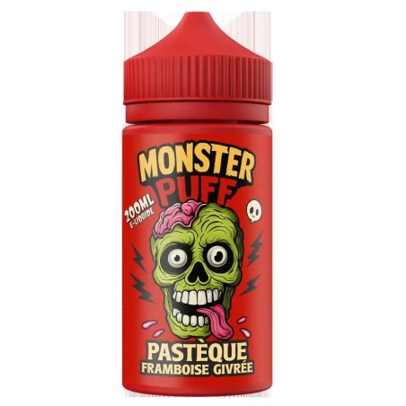Eliquide Monster Puff 200ml Pasteque Framboise Givree