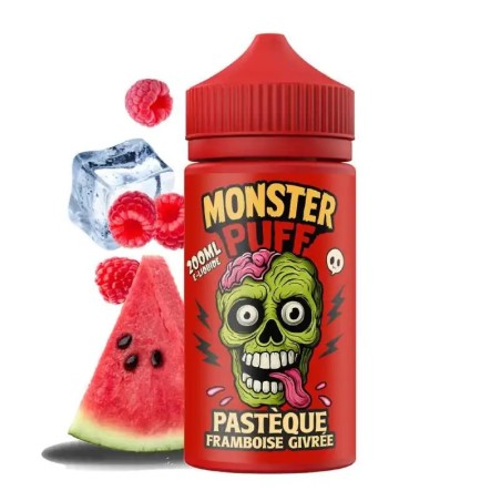 Eliquide Monster Puff 200ml Pasteque Framboise Givree