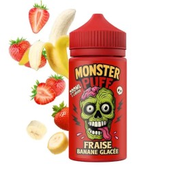 Eliquide Monster Puff 200ml Fraise Banane Glacee