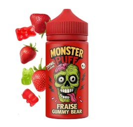 E-liquide Monster Puff 200ml Fraise Gummy Bear