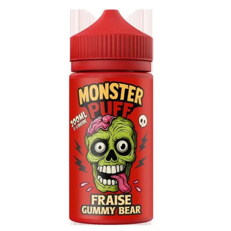 E-liquide Monster Puff 200ml Fraise Gummy Bear