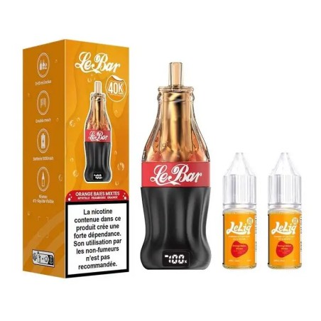 Puff Le Bar 40K 22ml Orange Baies Mixtes - Lost Vape