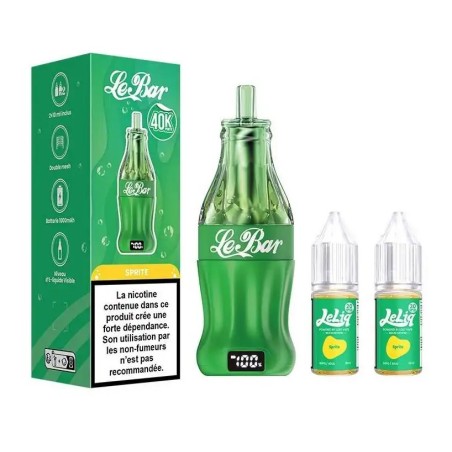 Puff Le Bar 40K Sprite 22ml Lost Vape - 40 000 Bouffees