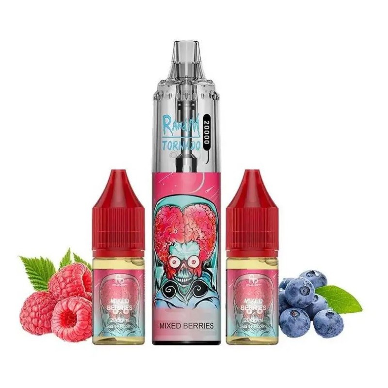 Puff Tornado RandM 20K Mixed Berries 850mAh - Fumot Puff Tornado RandM 20K Mixed Berries 850mAh - Fumot