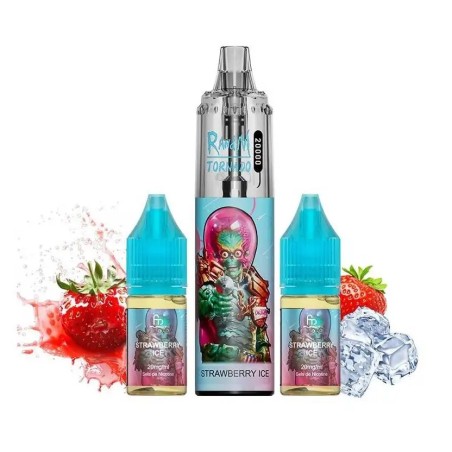Puff Tornado RandM 20K Strawberry Ice 850mAh - Fumot