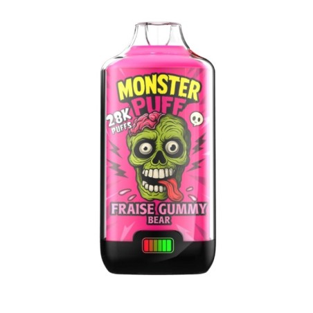 Puff Monster Puff 28k Fraise Gummy Bear