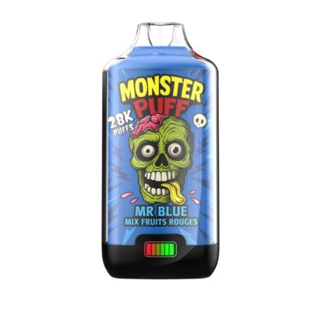 Puff Monster Puff 28k Mr Blue Mix Fruits Rouges