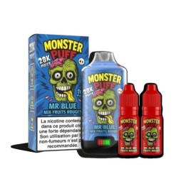 Puff Monster Puff 28k Mr Blue Mix Fruits Rouges