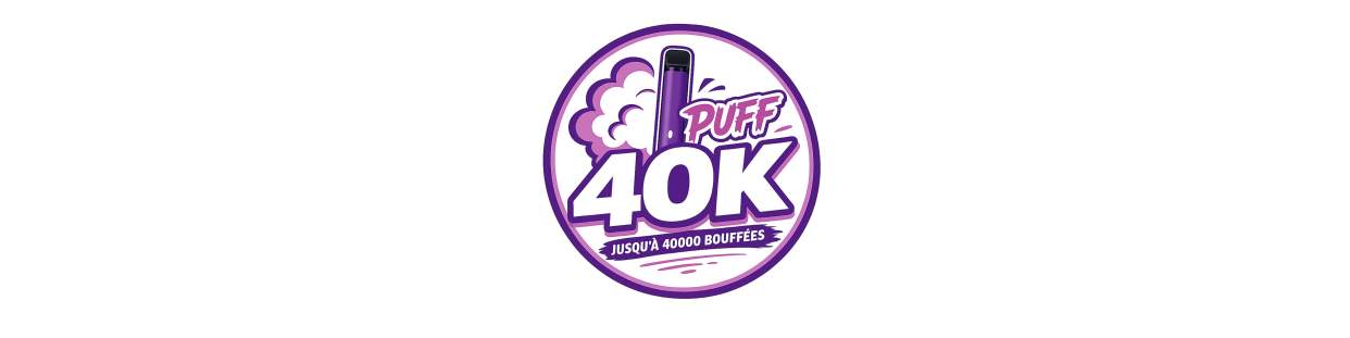 Puff 40K rechargeable | Jusqu’à 40 000 bouffées