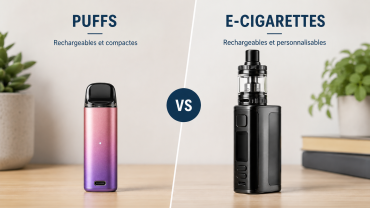La différence entre les puffs et les e-cigarettes